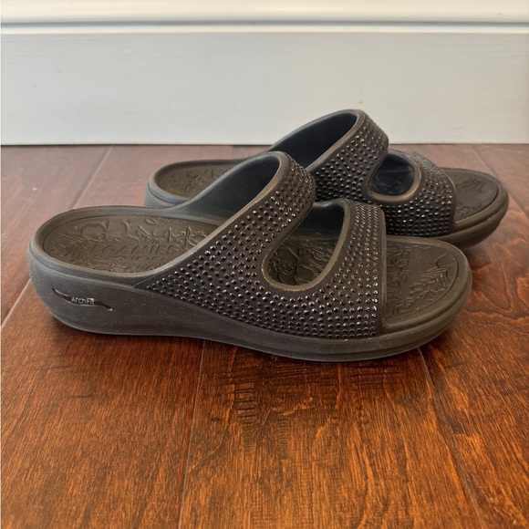 Skechers Shoes - Skechers Foamies Arch Fit Ascend Summer Glitz Womens 8 Sparkle Sandals